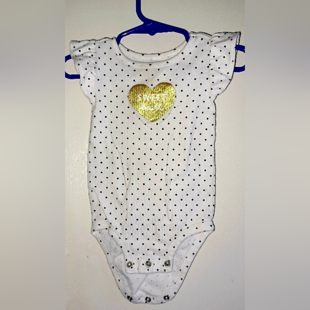 Baby Girl Onesie - Carter's - 9 month - "Sweet Heart"